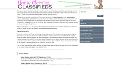 Desktop Screenshot of housecleaningclassifieds.com